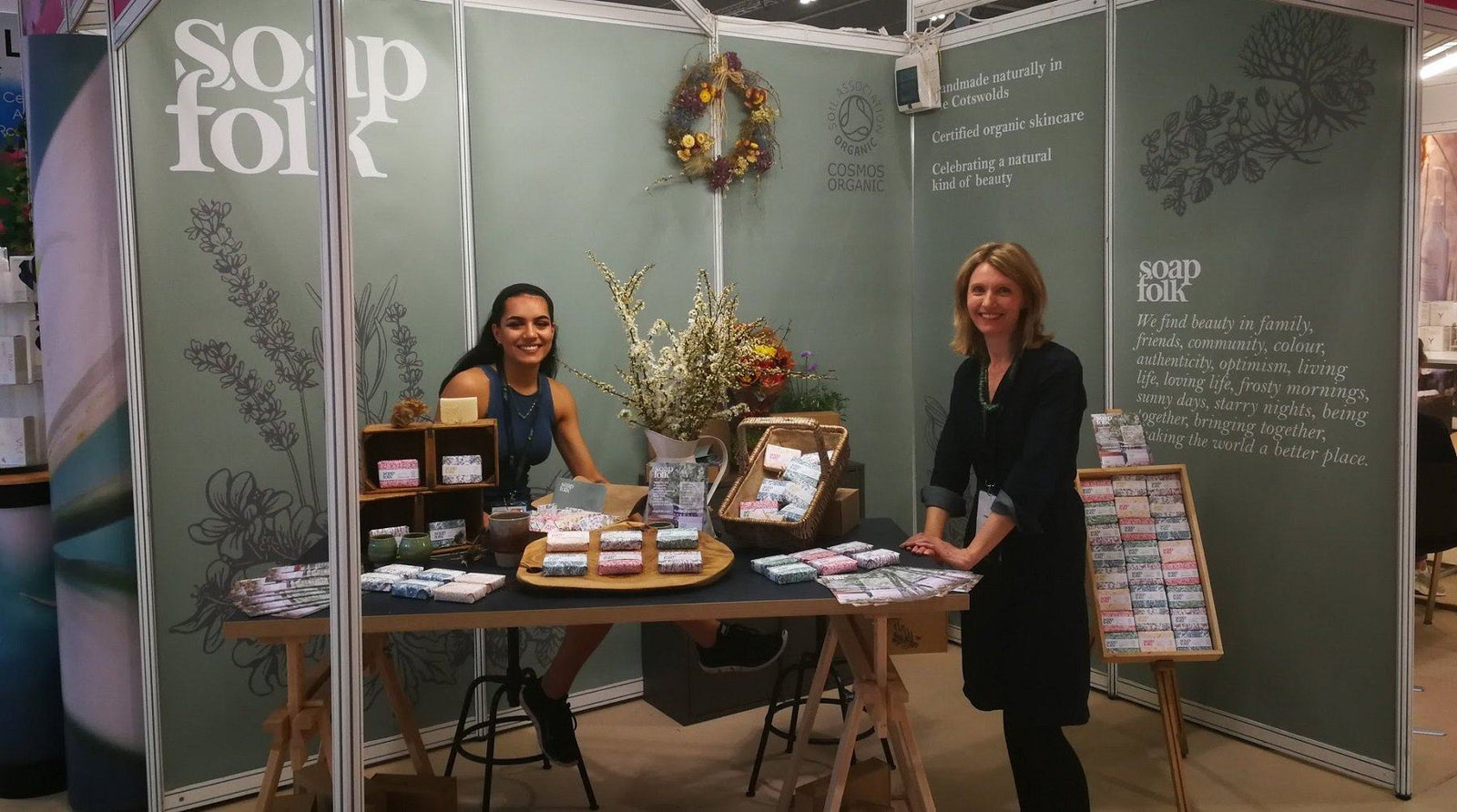 Trade show fever hits Soap Folk!
