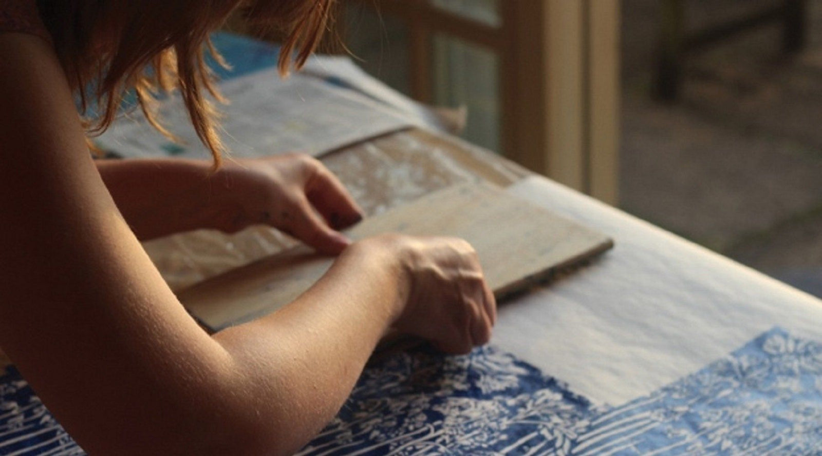 Working with textile designer Susie Hetherington