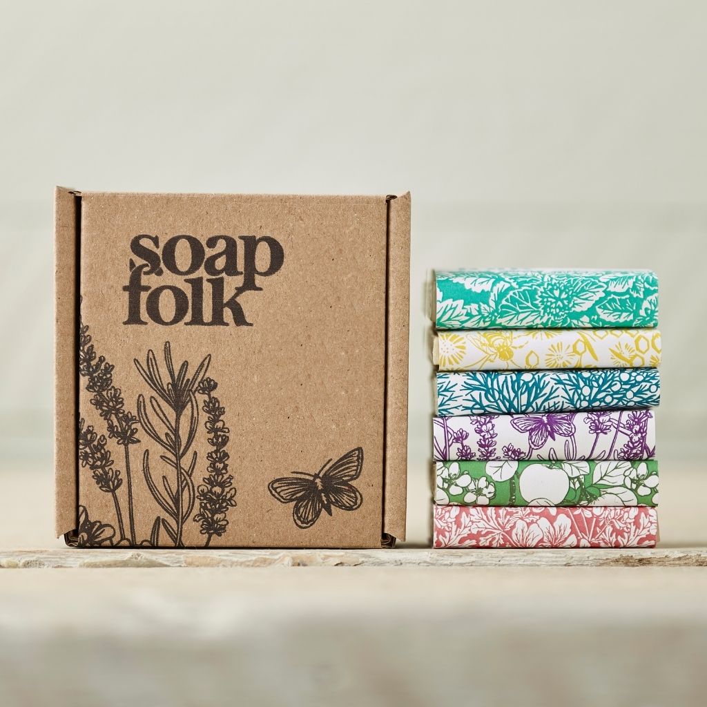 Soap Folk Travel Soap Gift Set - Six mini bars
