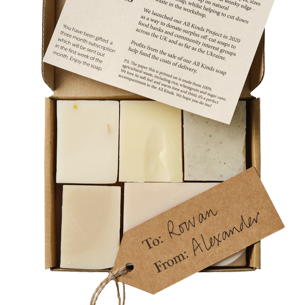 3 Month "All Kinds" Soap Gift Subscription