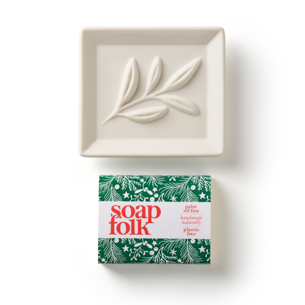 Mini Christmas Soap &amp; Dish Set