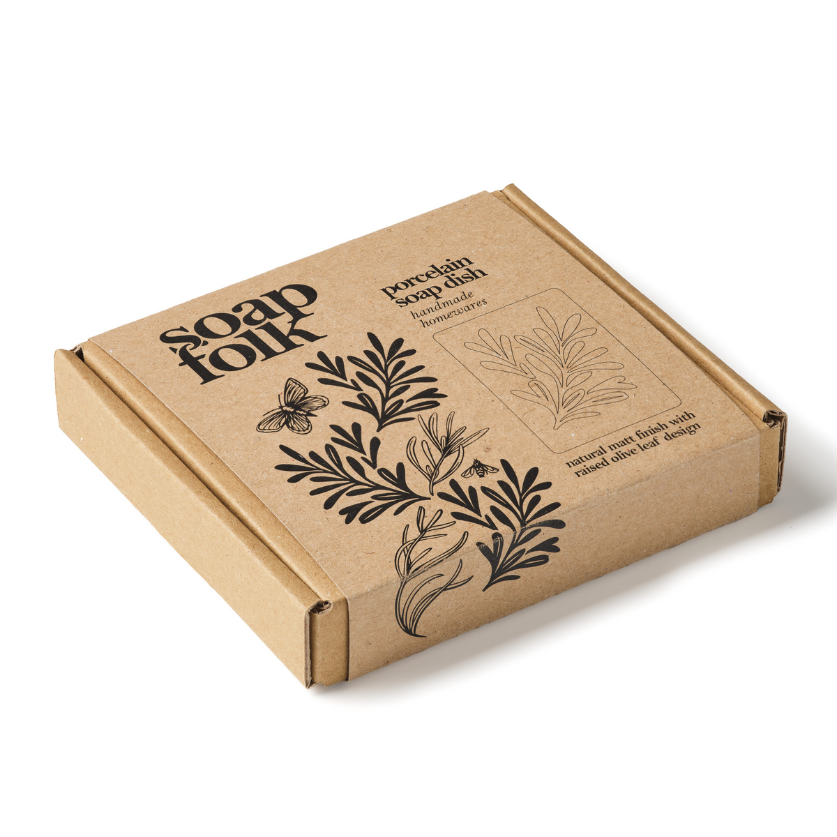 Handmade Porcelain Soap Dish