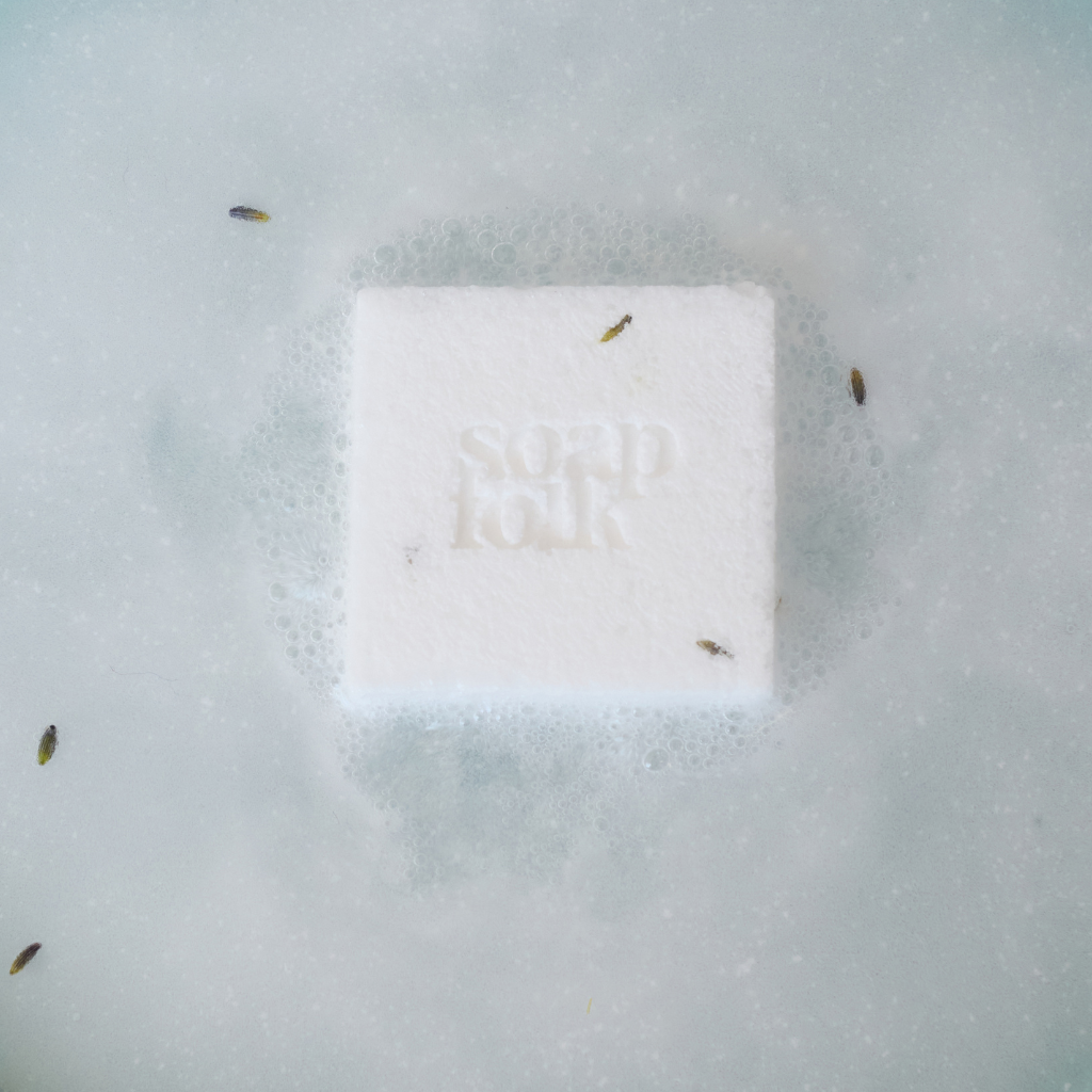 Lavender Salt Bath Cube - 150g