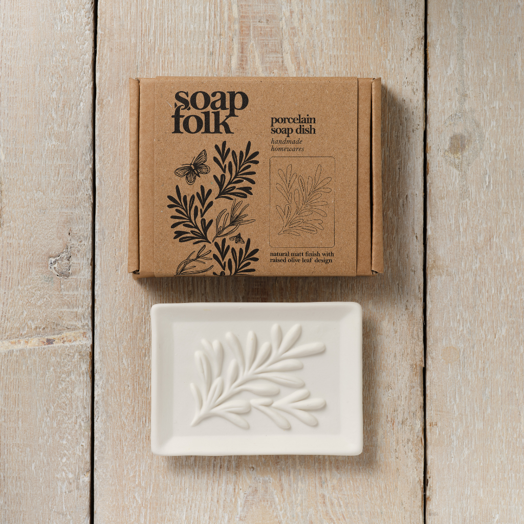 Handmade Porcelain Soap Dish