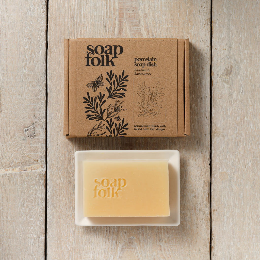 Handmade Porcelain Soap Dish