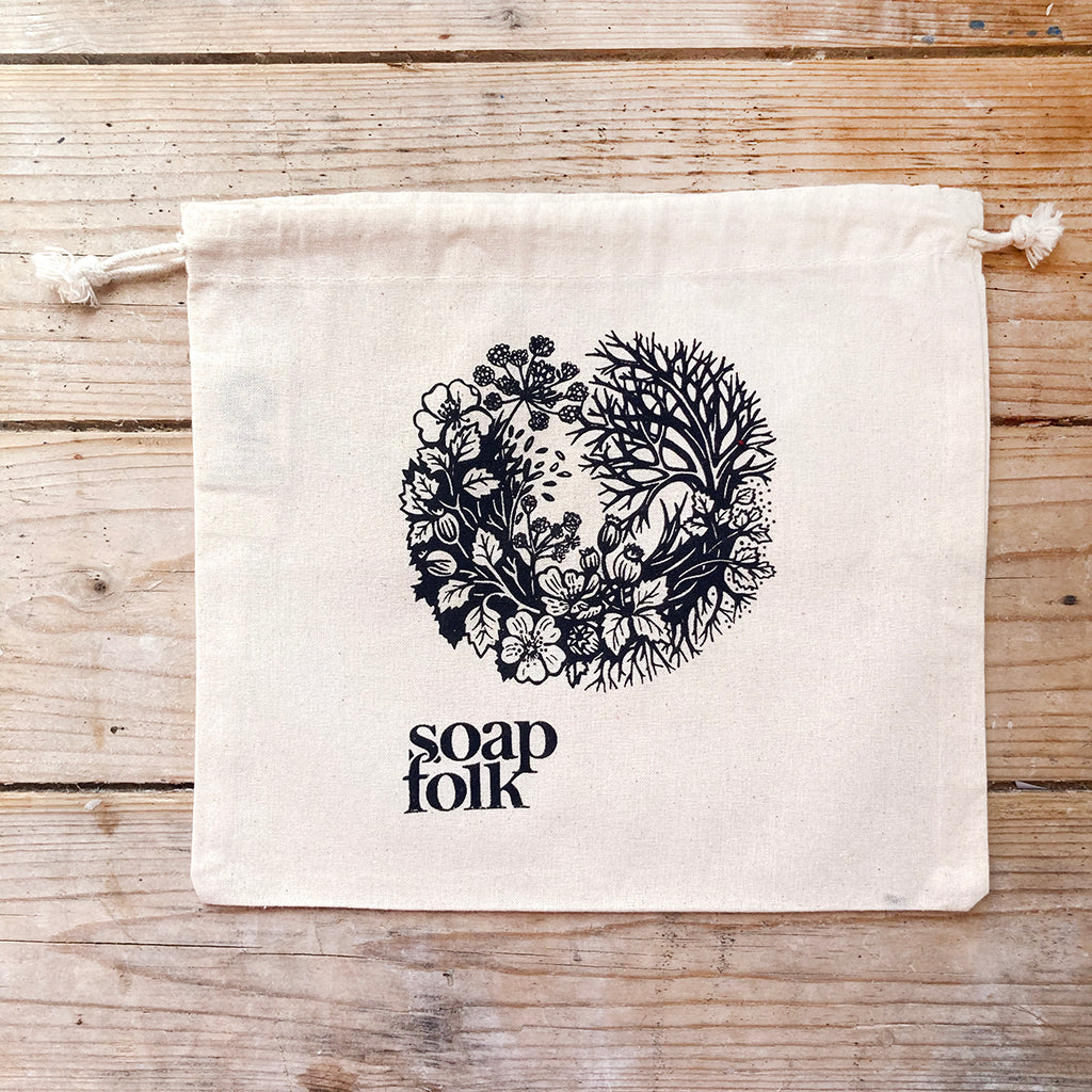 Organic Cotton Drawstring Gift Bag