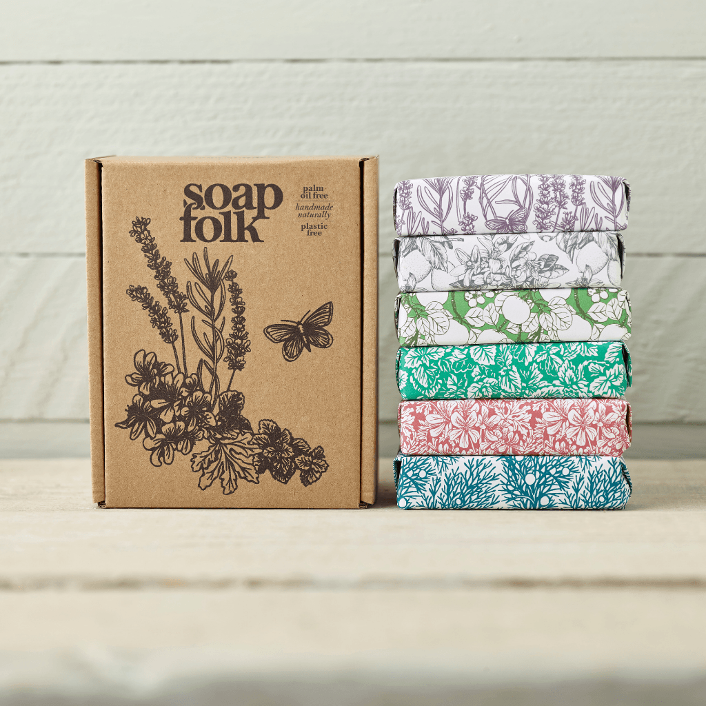 Vegan Soap Gift Set – 6 Handmade Soap Bars